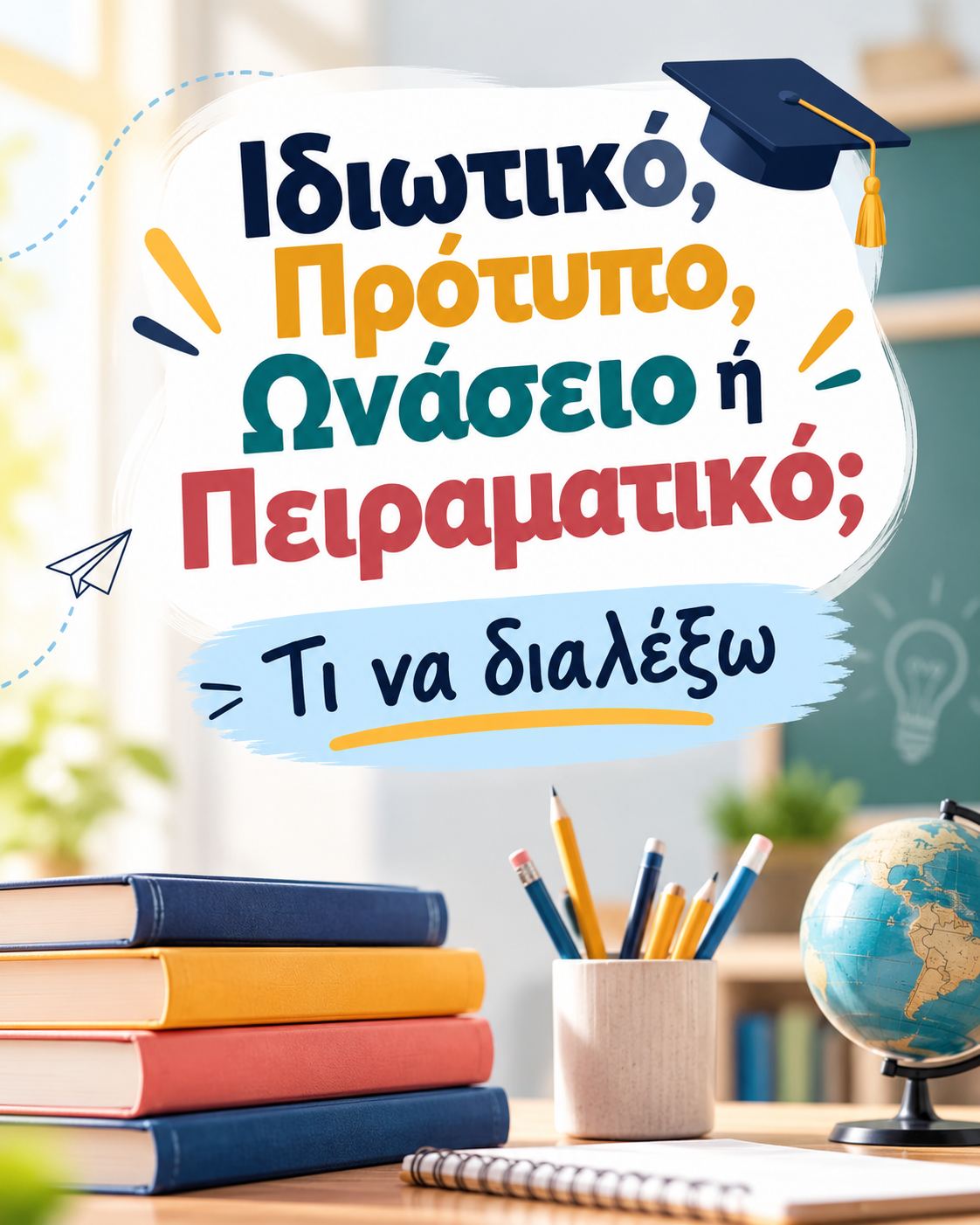 Ιδιωτικό, Πρότυπο ή Πειραματικό Σχολείο – Σύγκριση εκπαιδευτικών επιλογών